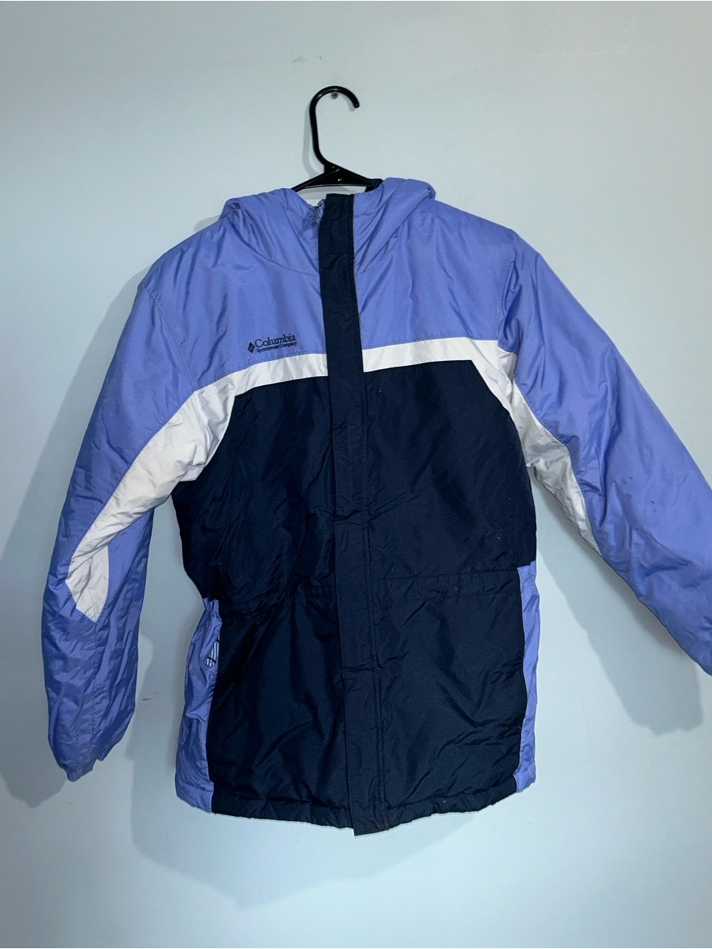 Columbia Kids Lavender, Navy & White Puffer Jacket